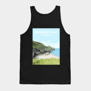 Bossiney Bay Cornwall. Tintagel. Cornish gift Travel location poster Tank Top